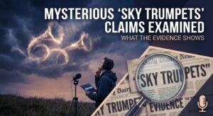 Article type: Overview, Title: Mysterious ‘Sky Trumpets’ Claims, Claims: Claim Summary, Origins, and Why It Spread