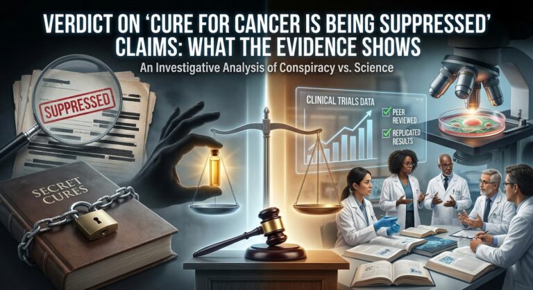 Verdict on ‘Cure for Cancer Is Being Suppressed’ Claims: What the Evidence Shows